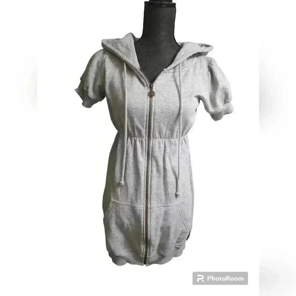 Free People hoodie sweatshirt heathered grey